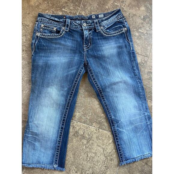 Miss Me Easy Capri, denim, Women's size 30 - Picture 1 of 6